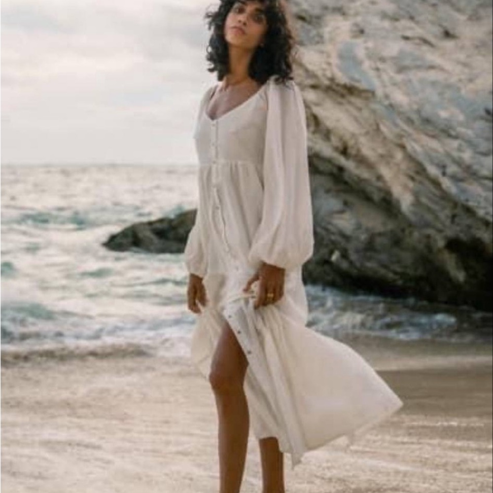 Billabong White Maxi Dress